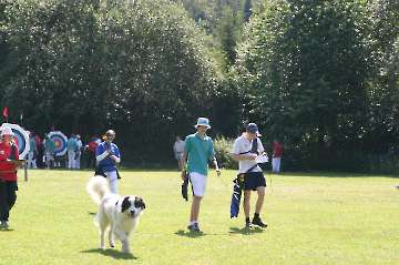 Fotos vom Wettkampf, Pause und Siegerehrung von der LM FITA in Vellmar vom 02. Juli 2006-21