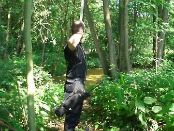 Fotos vom Wettkampf, Pause und Siegerehrung von der LM FITA in Vellmar vom 02. Juli 2006-24