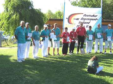 Fotos vom Wettkampf, Pause und Siegerehrung von der LM FITA in Vellmar vom 02. Juli 2006-43