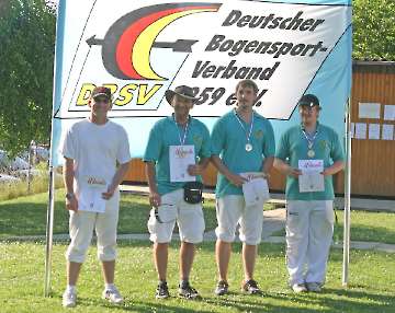 Fotos vom Wettkampf, Pause und Siegerehrung von der LM FITA in Vellmar vom 02. Juli 2006-44